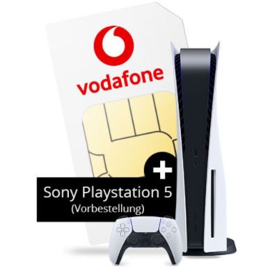 Sony PlayStation 5 (nicht lieferbar) oder Xbox Series X + Vodafone Flat mit 15GB LTE/5G für 34,99€ mtl.