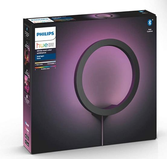 Philips Hue Sana Wandleuchte mit Bluetooth für 121,38€ (statt 144€)