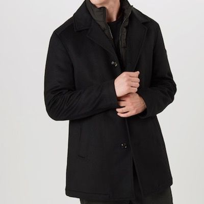 JOOP! Wollmantel Dannito in Schwarz für 224,99€ (statt 280€)   nur 48, 50 & 54