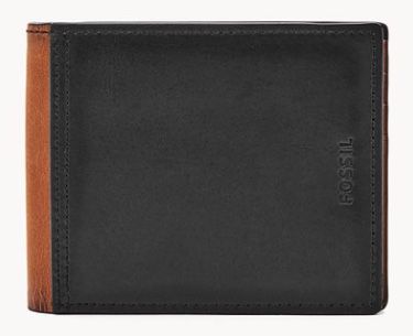 Fossil Herren Leder Geldbörse Taren Bifold für nur 14,40€ (statt 24€)