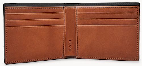 Fossil Herren Leder Geldbörse Taren Bifold für nur 14,40€ (statt 24€)