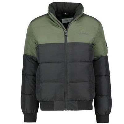 Calvin Klein Herren Steppjacke Colorblock Puffer für 121,74€ (statt 190€)