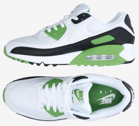 Vorbei! Nike Air Max 90 in Weiß/Grün für 69,50€ (statt 90€)