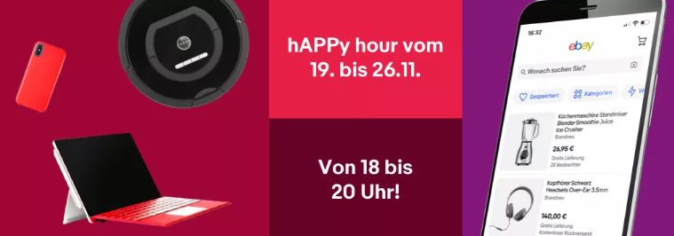 *ab 18 Uhr* eBay: 10% Rabatt in der App (max. 30€)