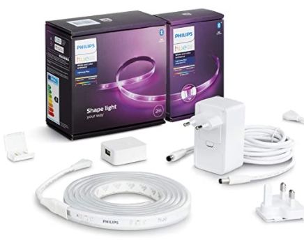 Philips Hue White & Col. Amb. Lightstrip (BT) 2 m + 1 m für 70,99€ (statt 90€)