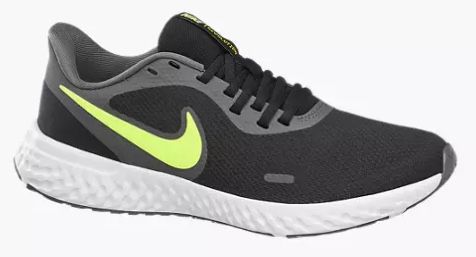 Nike Revolution 5 Laufschuhe mit gelbem Swoosh Logo für 26,79€ (statt 43€)