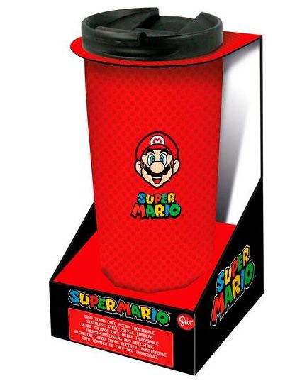 Super Mario Thermo Reisebecher aus Edelstahl (425 ml) für 12,99€ (statt 19€)