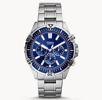 Fossil Garrett Chronograph mit Edelstahl Armband für 88,65€ (statt 119€)