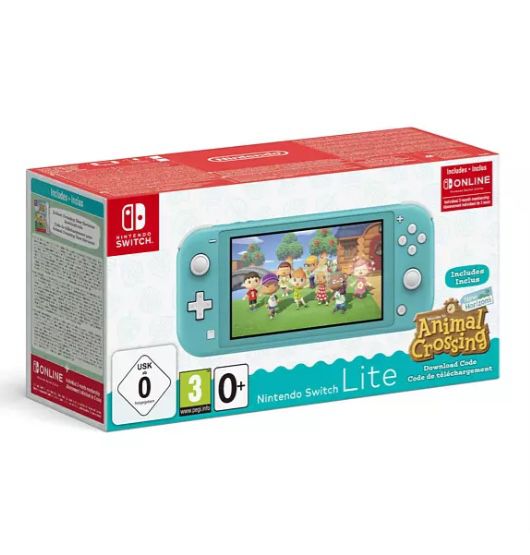 Nintendo Switch Lite inkl. Animal Crossing + 3 Monate Switch Online für 209,99€ (statt 249€)