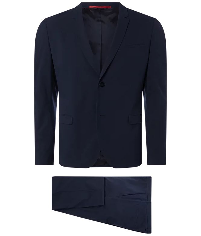 Hugo Away Extra Slim Fit Anzug mit 2 Knopf Sakko für 343,99€ (statt 486€)