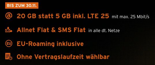 Abgelaufen! Telekom Allnet Flat von Congstar mit 20GB LTE für 17€ mtl.   auch ohne Laufzeit wählbar