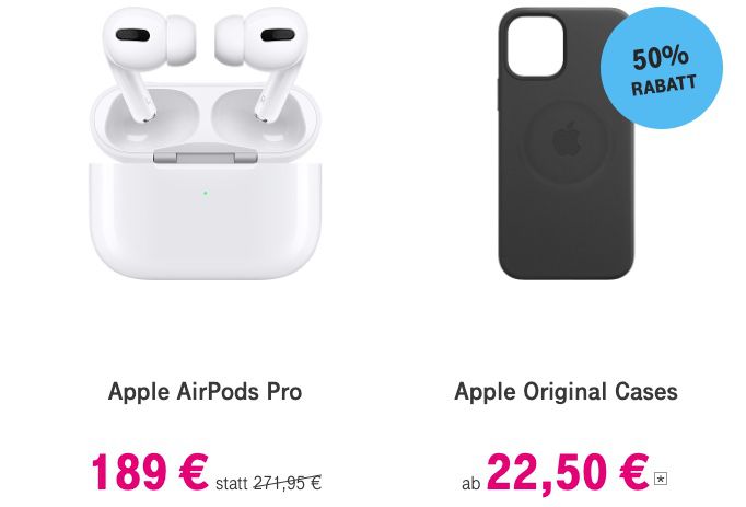 Telekom Magenta Thursday   z.B. 50% Rabatt auf originale Apple iPhone Cases (iPhone 12 Mini Leder Case nur 31,68€ (statt 55€)