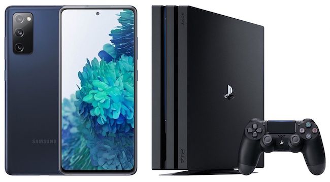 Samsung Galaxy S20 FE + PlayStation 4 Pro für 79€ + Telekom oder Vodafone Allnet Flat mit 10GB LTE für 29,99€ mtl.