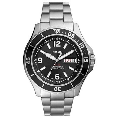 Fossil FB 02 Edelstahl Herrenuhr mit Datum/Tag Anzeige für 50,40€ (statt 82€)