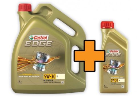 6 Liter Castrol EDGE Titanium FST 5W-30 LL Motoröl ab 49€ (statt 60€)