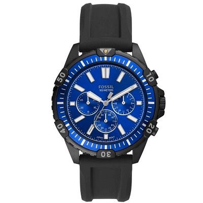 Fossil Garrett Herren Chronograph mit Silikon Armband für 45,50€ (statt 79€)