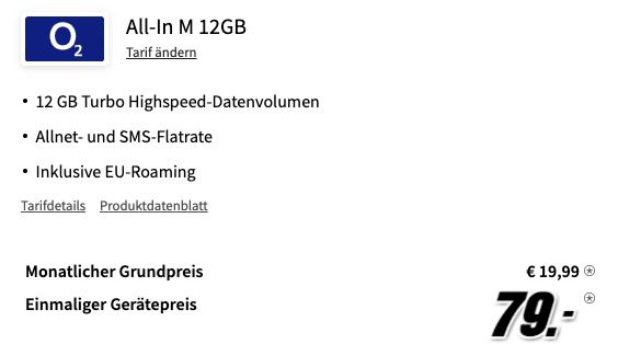 Google Pixel 4a 5G für 79€ + o2 Flat mit 12GB LTE für 19,99€ mtl.
