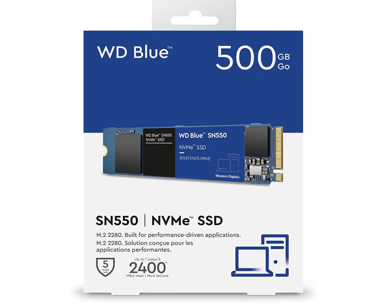 WD Blue SN550 NVMe interne SSD 500 GB für 41,90€ (statt 47€)