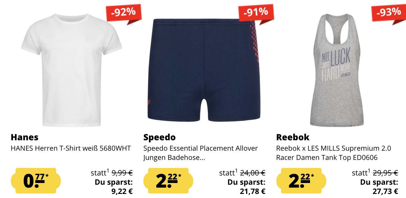 SportSpar Black Friday Sale mit krassen Preisen   z.B. adidas Originals Yung 96 Chasm für 23,94€ (statt 44€)
