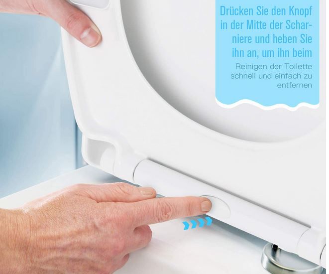 Dalmo O Form  WC Sitz mit Absenkautomatik für 18,99€ (statt 40€)