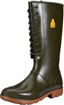 Spirale Gummistiefel Evergreen Schnürer oliv für 17,77€ (statt 26€)