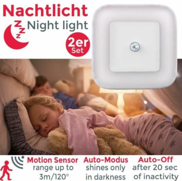 2er Pack BKL1133 Nachtlicht mit Bewegungsmelder für 10,99€ (statt 15€)