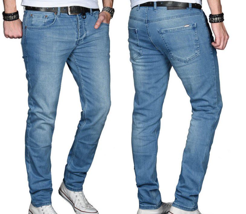 A. Salvarini   Straight Cut Herren Jeans für 34,90€ (statt 40€)