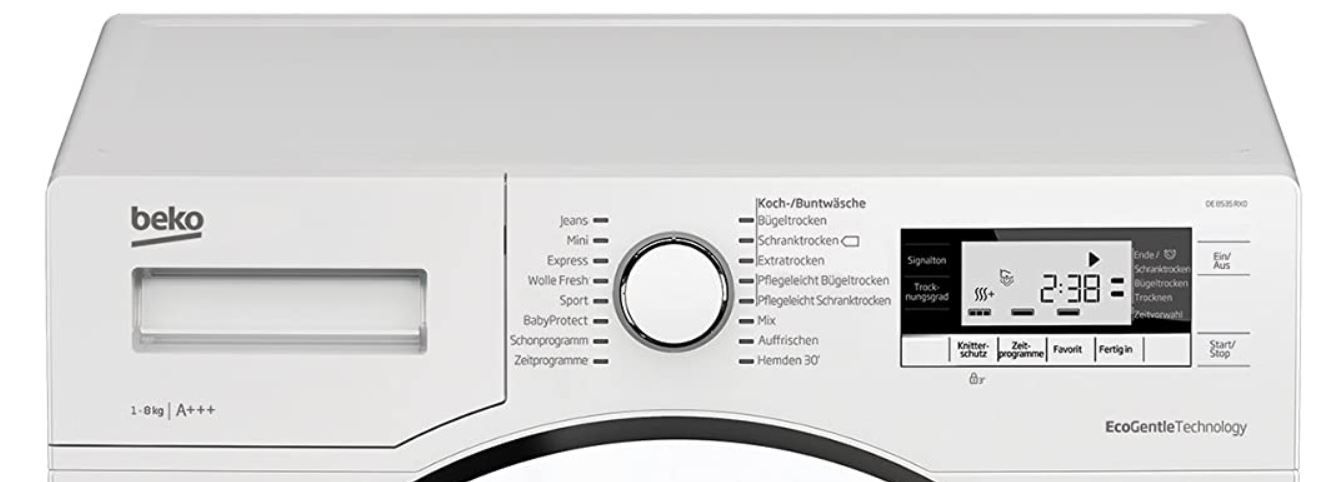 Beko DE8535RX0 Wärmepumpentrockner mit 8kg für 449,99€ (statt 556€)