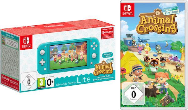 Nintendo Switch Lite inkl. Animal Crossing + 3 Monate Switch Online ab 174,87€ (statt 244€)