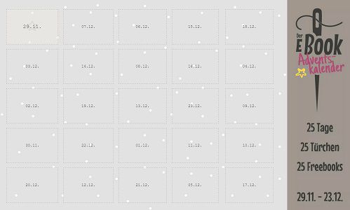 Kostenlose Schnittmuster im Adventskalender von Ebookmacher