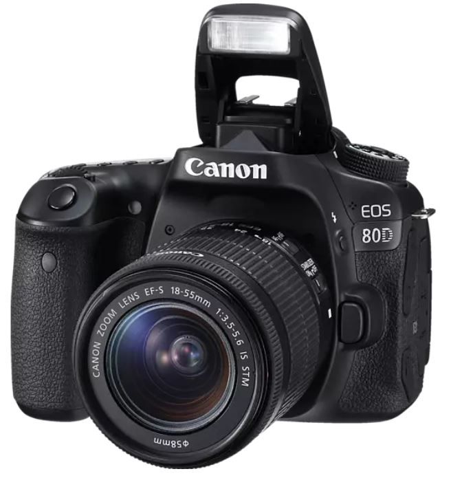 CANON EOS 80D SLR Kamera 24.2 MP 18 55 mm Objektiv, Touchscreen für 789€ (statt 887€)