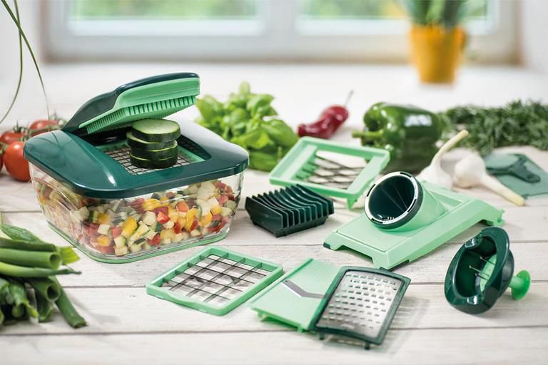 Genius Nicer Dicer Chef Deluxe XXL (34 teilig) für 84,86€ (statt 140€)