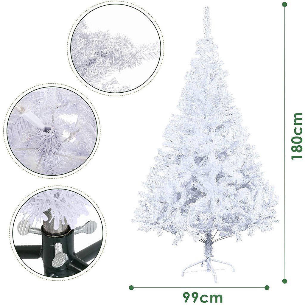 30% Rabatt auf künstliche Weihnachtsbäume in 2 Farben je 120 210cm z.B. 180cm für 19,59€ (statt 28€)