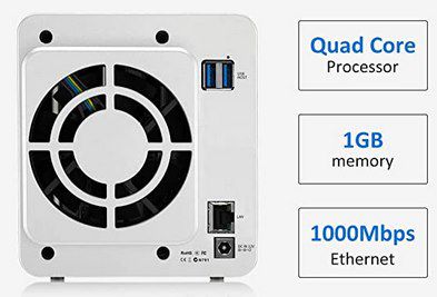 TerraMaster F2 210 2 Bay NAS Quad Core 1GB für 127,99€ (statt 170€)