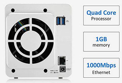TerraMaster F2 210 2 Bay NAS Quad Core 1GB für 127,99€ (statt 170€)
