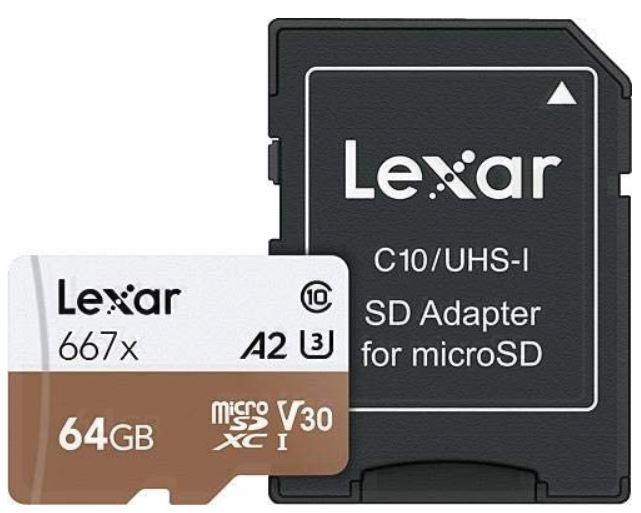 LEXAR High Performance 667x Micro SDXC Speicherkarte 64GB ab 7,19€ (statt 19€)