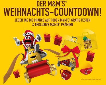 M&M’s bei Penny kaufen & mit etwas Glück Geld zurück erhalten & Gewinspielteilnahme