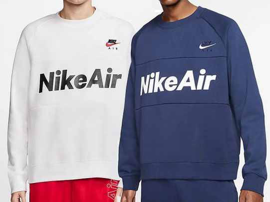 Nike Air Fleece Rundhalspullover in 2 Farben für je 27,63€ (statt 36€)