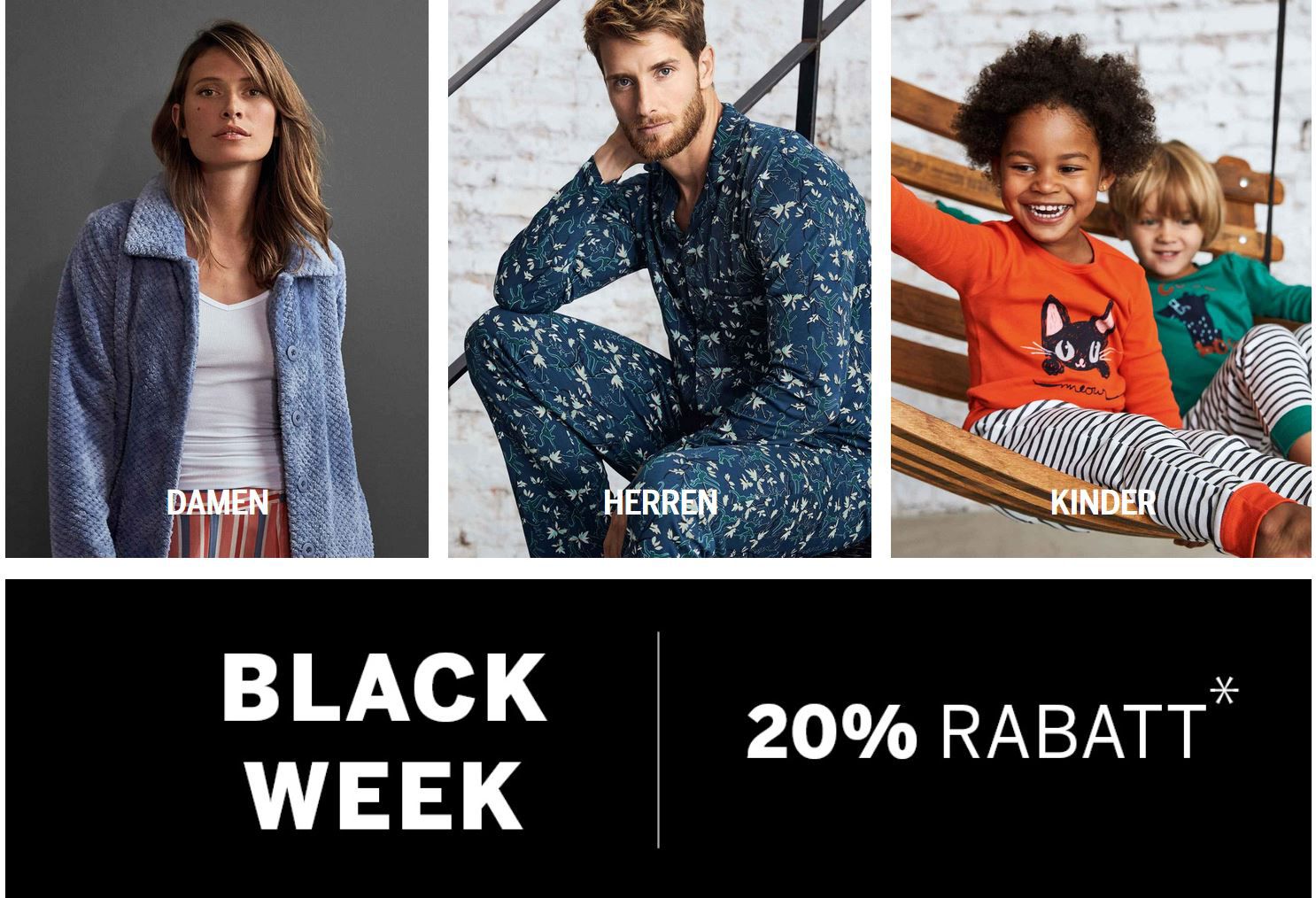 Schiesser Black Week: bis 70% im Sale + 20% extra Rabatt auf alles auch im Sale ab 40€