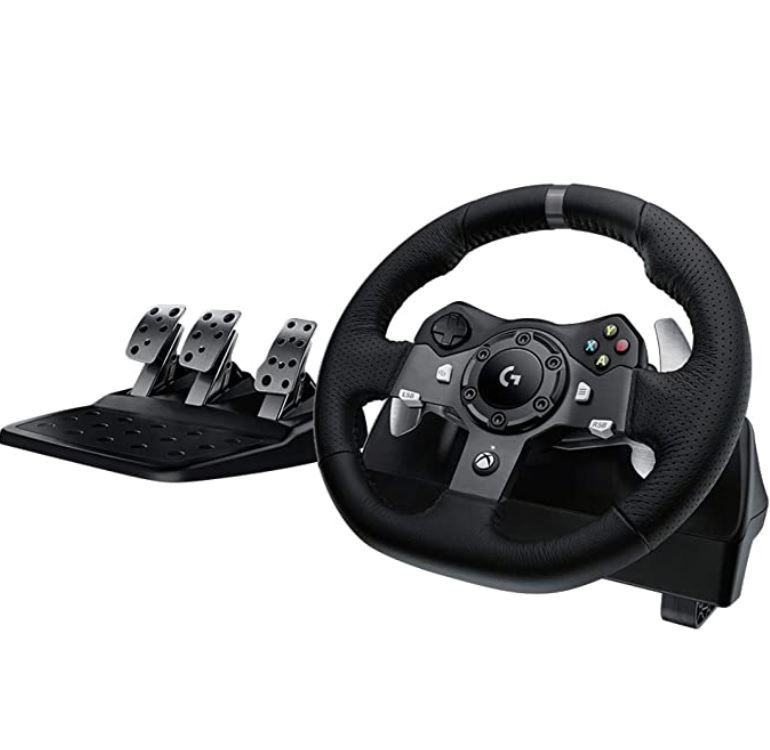 Logitech G920 Driving Force Gaming Rennlenkrad mit Pedalen (Xbox Series X|S und Xbox One/PC/Mac für 213,79€ (statt 248€)