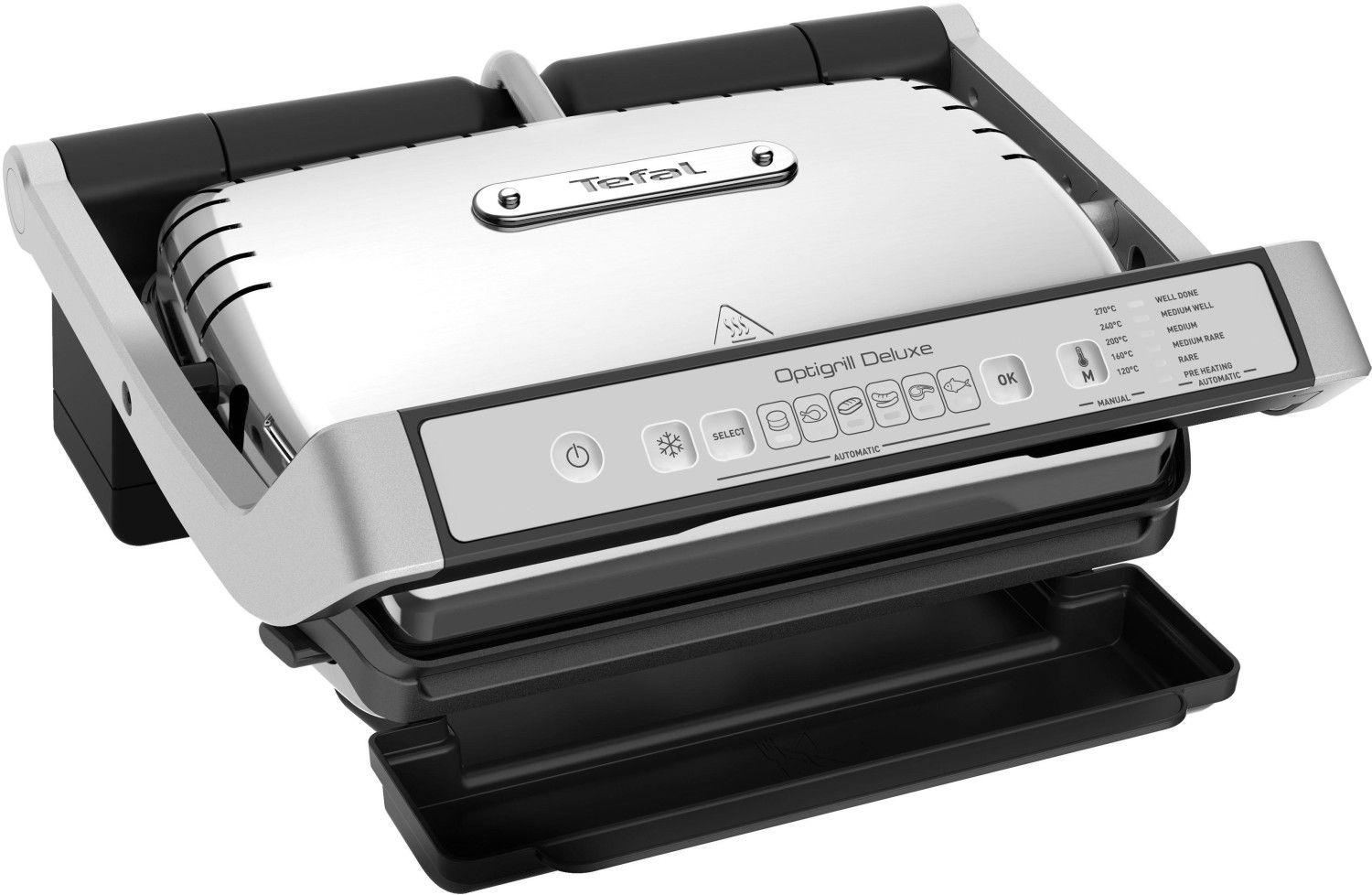 Tefal OptiGrill Deluxe GC707D Kontaktgrill für 119€ (statt 150€)