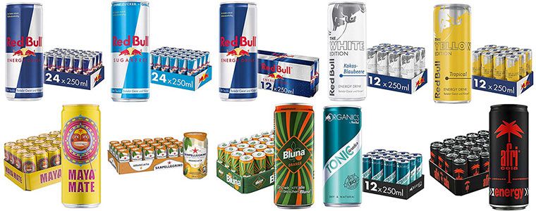 Cola, Energydrinks & Limo im Vorteilspack bei Amazon z.B. Red Bull, Sanpellegrino, Fanta, Cola & Co.