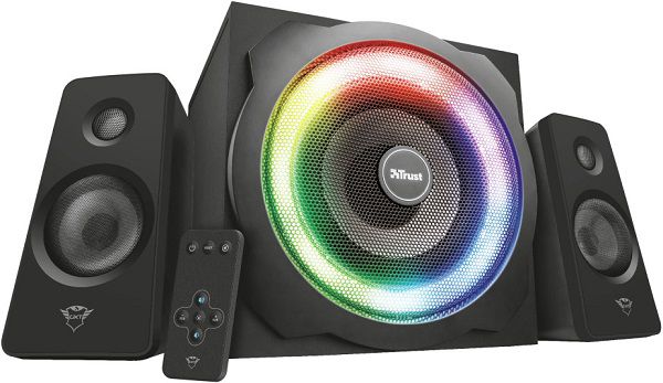 Pricedrop: Trust GXT 629 Tytan 2.1 RGB Lautsprecherset für 62,99€ (statt 71€)