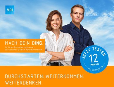 Kostenlose zwölfmonatige Mitgliedschaft beim VDI für Studenten, für andere drei Monate