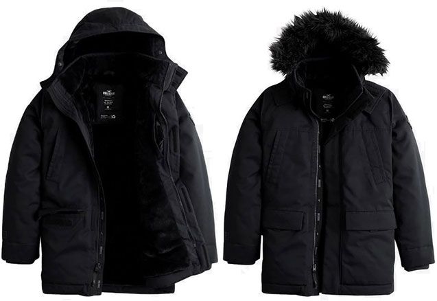 Hollister Winterjacke mit Kapuze für 89,40€ (statt 149€)