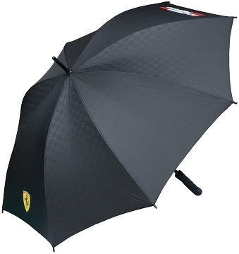 Scuderia Ferrari Stockschirm in schwarz oder rot für 13,99€ (statt 19€)   Doppelpack nur 23,98€