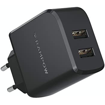 Rampow RBA39 24W USB Ladegerät mit 2 Ports für 7,49€   Prime