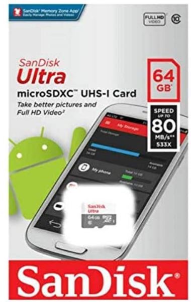 Sandisk Ultra microSDXC Speicherkarte 64GB für 5,49€ (statt 9€)