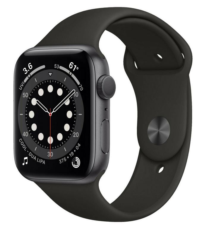 Apple Watch 6 (GPS) 44mm mit Sportarmband für 397,82 (statt 439€)