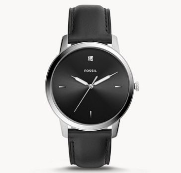 Fossil The Minimalist FS5497 Herrenuhr mit Leder Armband für 41,30€ (statt 71€)